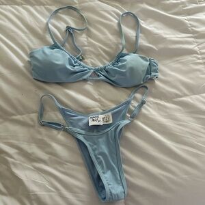 Princess Polly Blue Bikini Set